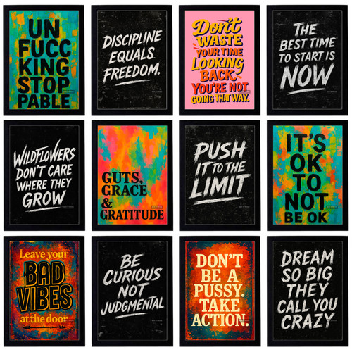 Motivational vinyl fridge - vinyl,
