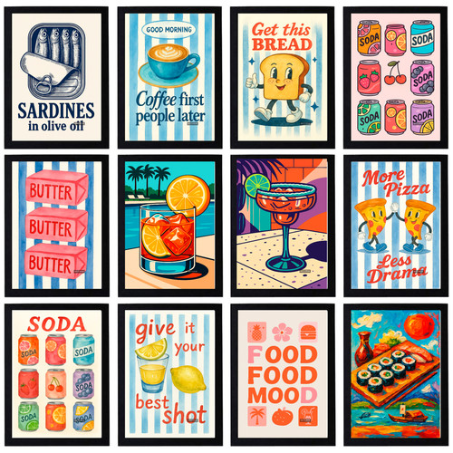 Food vinyl fridge - food, magnets